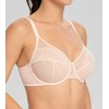 HACI Women's Unlined Minimizer Bra Full Coverage Deep V Underwire