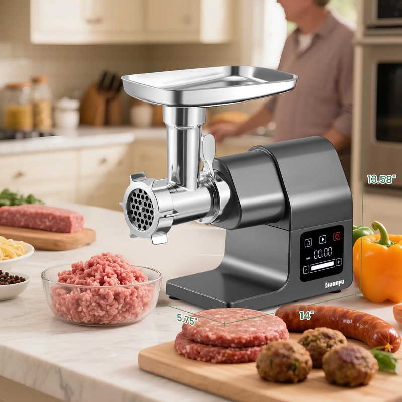 Huanyu Electric Meat Grinder 2000W Max Power Heavy Duty with