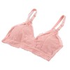 Women's Nursing Bra Front Closure Removable Padded Lace Patterns Breastfeeding