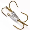Large Fishing Hooks Weighted Hooks Treble Hook Snagging Hooks(6/0 8/0