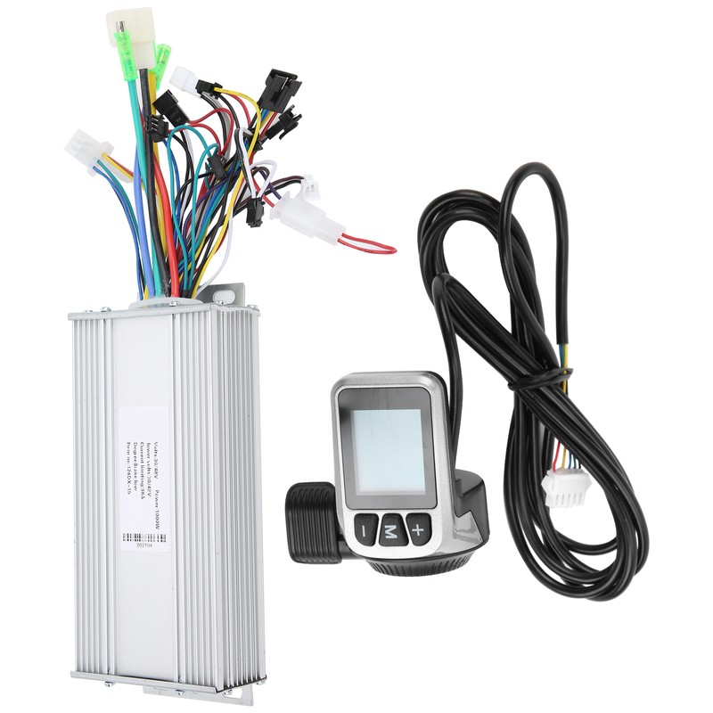 36V/48V 1000W 124DX Brushless Motor Controller Box LCD Display for