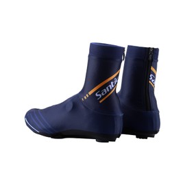 Santic Cycling Overshoes Cycling Shoes Cover MTB Bike Overshoes Cycling Gaiter with Zip LandWay Navy Medium
