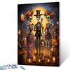 Skeleton Family DIY Painting by Number for Adults and Beginner