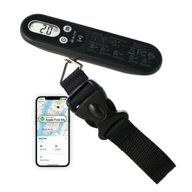 SLIDE INNOVATIONS Digital Luggage Scale, Compatible with Apple Find My (iOS), Suitcase Weight Scale and Tracker, Luggage Weighing Scale with 110-Pound Weight-Indicator Limit, Travel Accessory