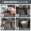 ZUKIDA Foldable Hanging Waterproof Trash Bag with Lid Adjustable Stylish