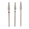 3pcs Nail Drill Bits Professional Russian Style Front Replaceable Grinding