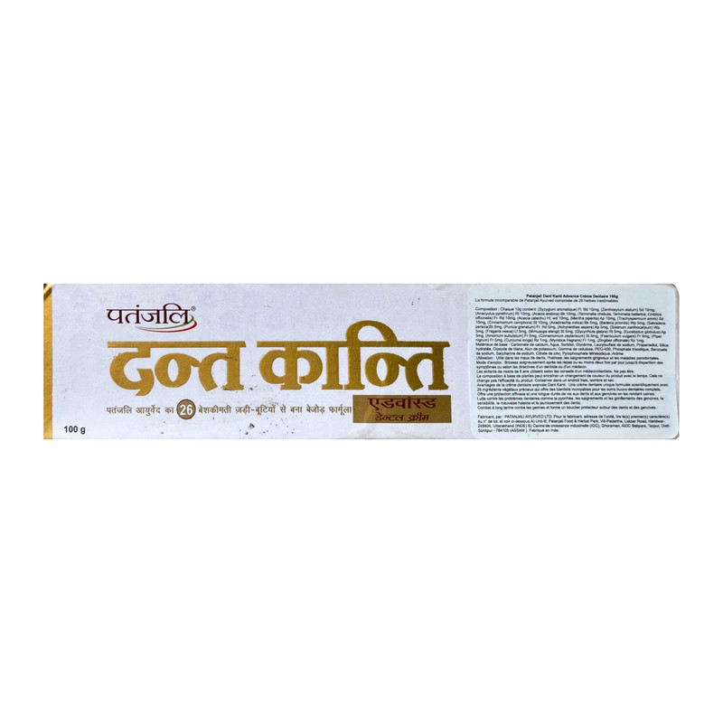patanjali Patanjali Advanced Toothpaste Dental Cream 100g / 3.38 fl