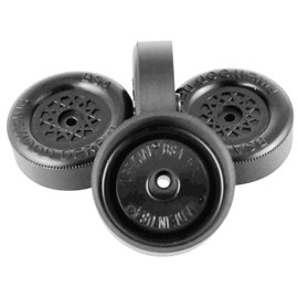 Pinewood Pro Lightly Lathed Speed Wheels (Set of 4) Replacement Parts for Pine Derby Cars