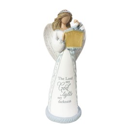 Enesco Legacy of Love Bereavement Solar Angel Figurine, 12.5 Inch, Multicolor
