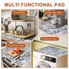HOMETITUTE Stove Top Cover 28x20 Crystal Butterfly Heat Resistant Mat