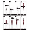 NeoPRO Presta Valve Extension Extender Kit (Pack of 2) w/Valve