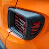 CheroCar for Jeep Renegade Tail Light Lamp Covers Blinds Rear