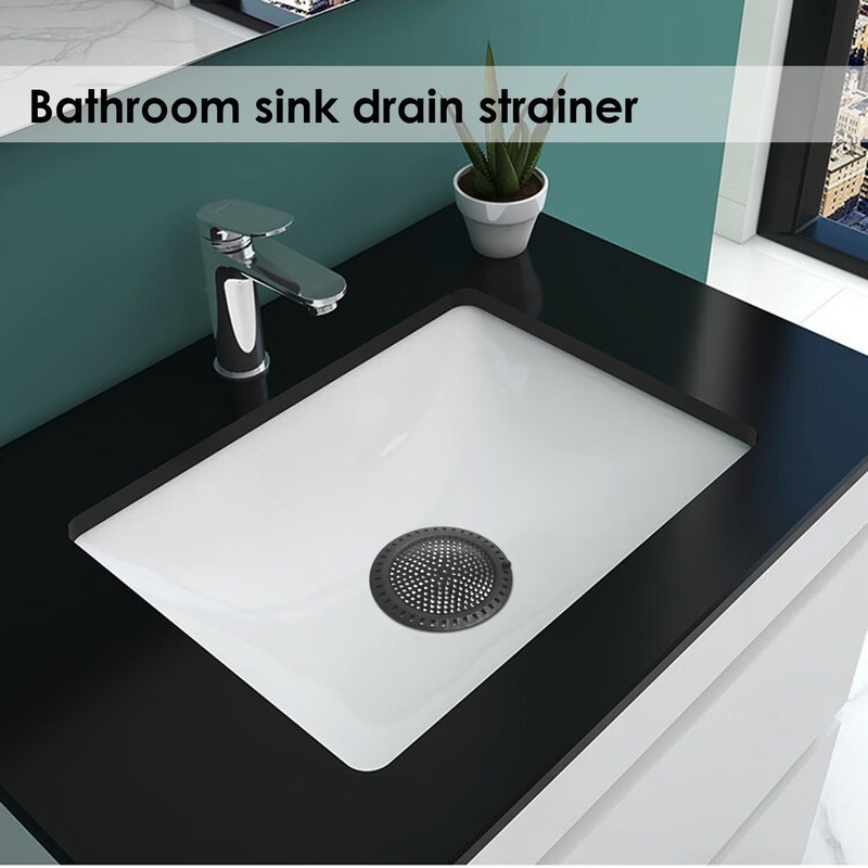 Huntonry Hair Catcher Shower Drain, Shower Drain Cover Strainer, Bathtub