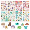 4 Sheets 200+Pcs Welcome Baby Girl Boy Stickers Newborn Stickers