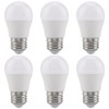 6 PCS 5W Mini LED Light Bulbs Warm White E26