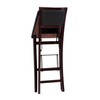 Linon Keira Pad Back Folding Bar Stool