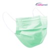 wellsamed Wellsamask, Disposable Surgical Masks Pack of 50, Green, Rubber