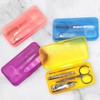Portable Nail Clipper Set of 4, Travel Mini Case, Logo Printed, Bulk Order Promotional Gift / 휴대용 손톱깍이 세트 4종 여행용 미니 케이스 로고 인쇄 대량 단체 판촉 답례 선물
