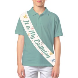 Diartpaint Watercolors Dragon Birthday Sash for Women and Man, ‘It is My Birthday’ Sash Gift Ideas for Sons and Daughter, Funny Happy Birthday Decor for Birthday Party Favors Decorations and Supplies