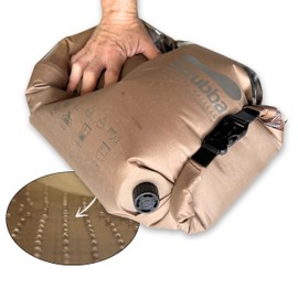 Scrubba Tactical Wash Bag Portable Washing Machine - Lightweight Manual Washing Machine for Travel, Camping, Laundry, Clothes - Camping Accessories, Gift - use with Laundry Detergent/Sheets - 5.6 oz.