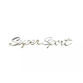 emblems-auto 1Pc 1965 1966 Super Sports "Impala SS" Front Fender Emblem Badge Chrome