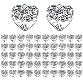 Tree of Life Pendants Metal Tree of Life Pendant Silver Pack of 50