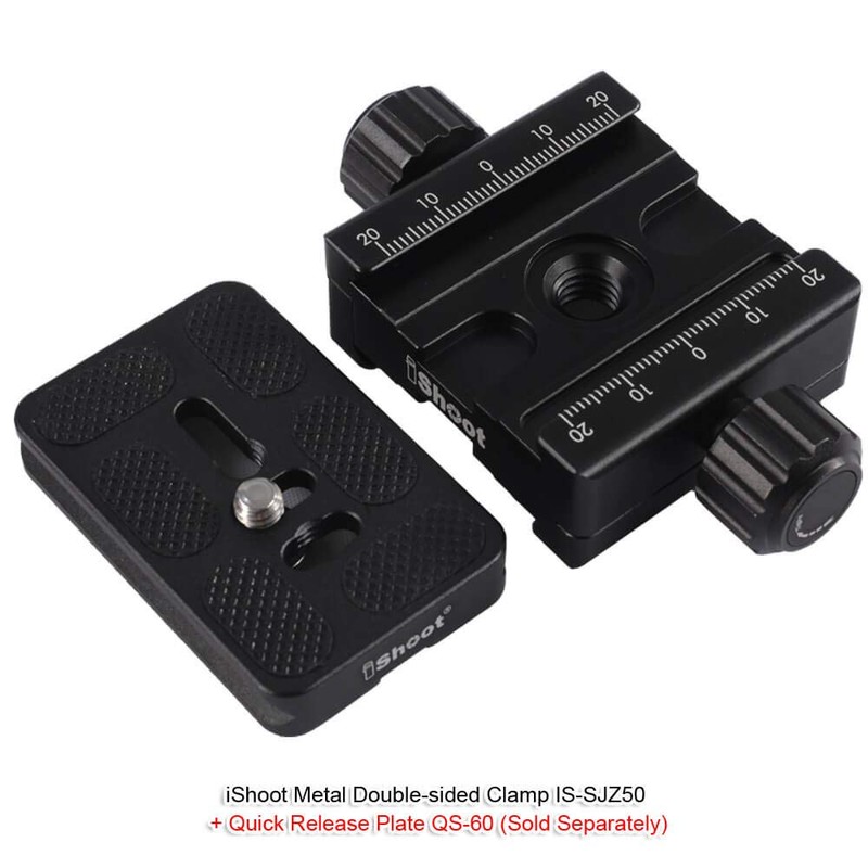 iShoot Metal Double Sided Clamp IS-SJZ50, Double Sided Quick Release