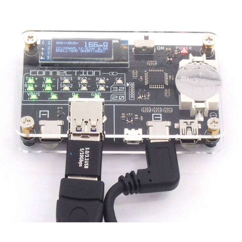Audio Fan USB Male Male Connector USB3.1 Gen2 (USB 3.2