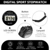 Digital Sports Stopwatch Timer With Alarm, Multi-Function Large Display Stopwatch