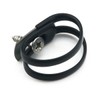 DGHAOP 10pcs Cable Clamp 100x10x6mm Insulated Clamp Carbon Steel Flexible