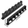 Wall Hanging Fishing Rod Holder, Rod Stand, Wall Mounted, Black,