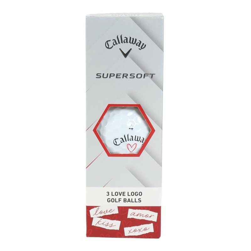 Callaway Golf Balls SUPERSOFT 25 LOVE 3B PK SLEEVES (3