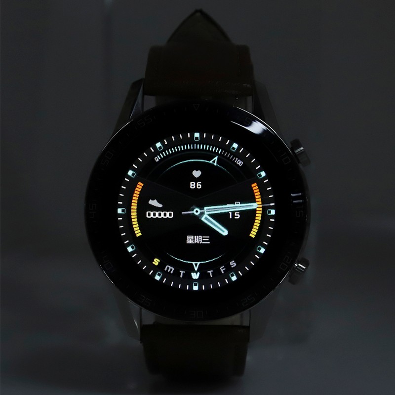 L13 Smart Bracelet 1.3inch Round Screen Heart Rate Sleep Monitor