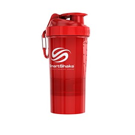 SmartShake KSS0014 Protein Shaker Bottle, Neon Red