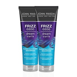 John Frieda Frizz Ease Dream Curls Curly Hair Shampoo, SLS/SLES Sulfate Free, Helps Control Frizz, with Curl Enhancing Technology, 8.45 Fluid Ounces (Pack of 2)