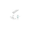 CRL Co-Extruded Clear Bottom Wipe with Drip Rail for 1/2"