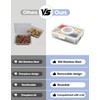 WanshengLe 4 Compartment Stainless Steel Snackle Box 3.82L with Lids