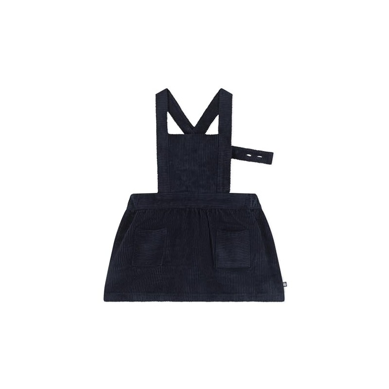 Petit Bateau Baby Girls Jumpsuit Bathrobe, blue tuxedo