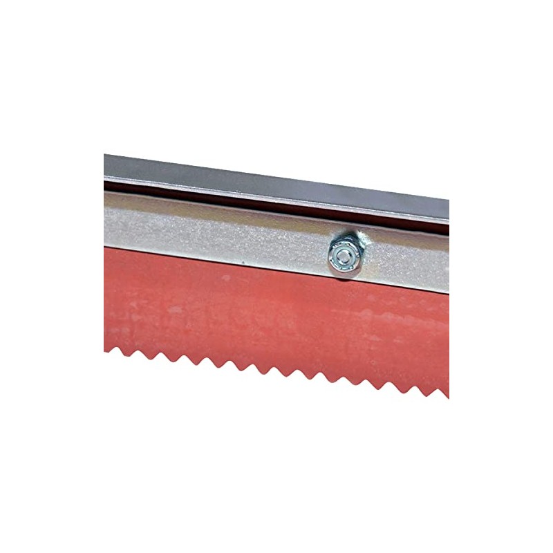 NOTCHED FLOOR SQUEEGEE 24" RED RUBBER