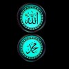 Islamic Wall Decor, Glow in Dark Allah and Muhammad Arabic