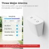 MHCOZY Smart Vibration Sensor, Tuya Zigbee 3-in-1 Tilt Drop Alarm,