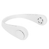 White Adjustable Hanging Neck Electric Fan Bladeless Portable USB Charging