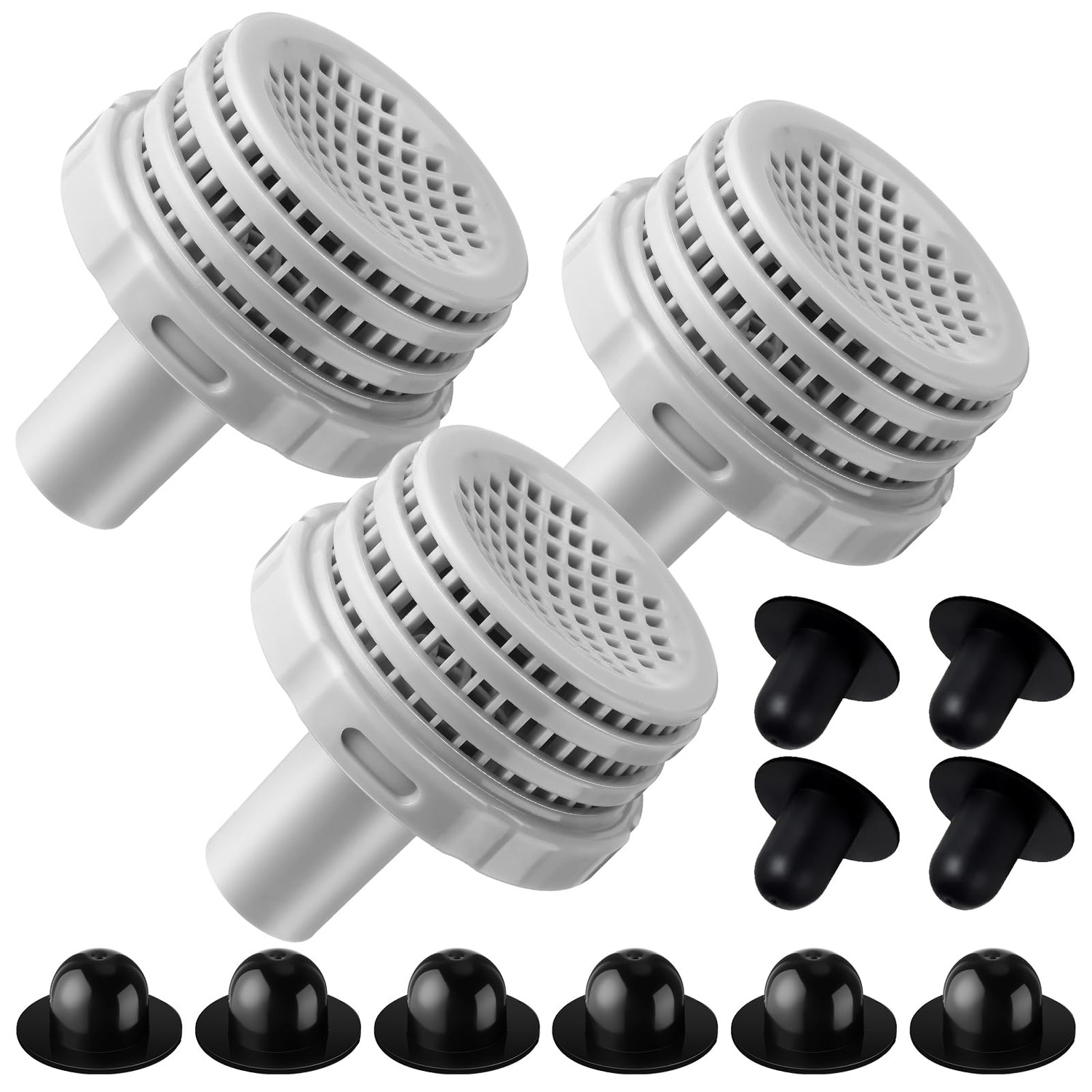 Pushglossy 13 Pcs Swimming Pool Water Jet Connectors Replacement Parts ...
