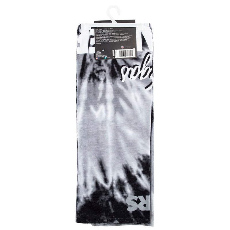 The Northwest Company 1NFL/72007/0019/RET: 30X60 Beach Towel Psychedelic - Raiders
