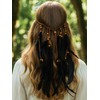 CAKURE Boho Feather Headband Feather Headpiece Hippie Headpiece Gypsy Accessories