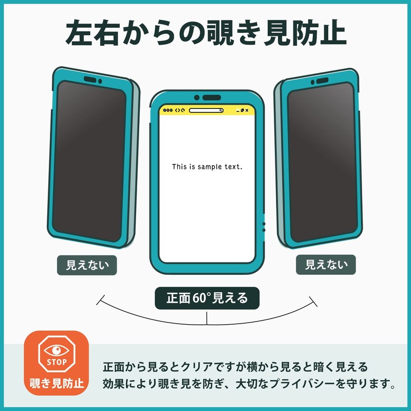 Kayo&Karin SwitchBot Hub 2 Anti-Peep Filter Curved Privacy Filter Made