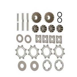 Mesimsple Steel Limited Slip Active Diff Plates EXB Differential Gear Set ARA310984 ARA310985 for Arrma 1/8 Kraton Outcast Notorious Talion Typhon 6S EXB Series RC Car Upgrade Parts