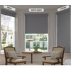 LazBlinds No Drill Blinds for Indoor Windows, Blackout Roller Shades,