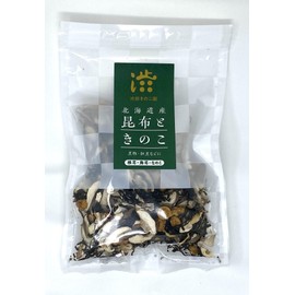 Yodamari Farm Made in Hokkaido (Made in Hokkaido) Dried Kombu and Mushrooms 1.4 oz (40 g), A Luxurious Blend of Hidaka Kizami Kelp with Mushrooms, Mushrooms, and Kizami Kelp Produced in Hidaka.