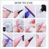 8 PCS Poly Extension Gel Manicure Kit Poly Gel With